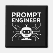 Prompt Engineer Apparel Funny Ai Tech Humor Gift Magneet (Voorkant)