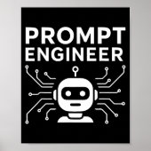 Prompt Engineer Apparel Funny Ai Tech Humor Gift  Poster (Voorkant)