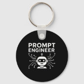 Prompt Engineer Apparel Funny Ai Tech Humor Gift Sleutelhanger (Voorkant)