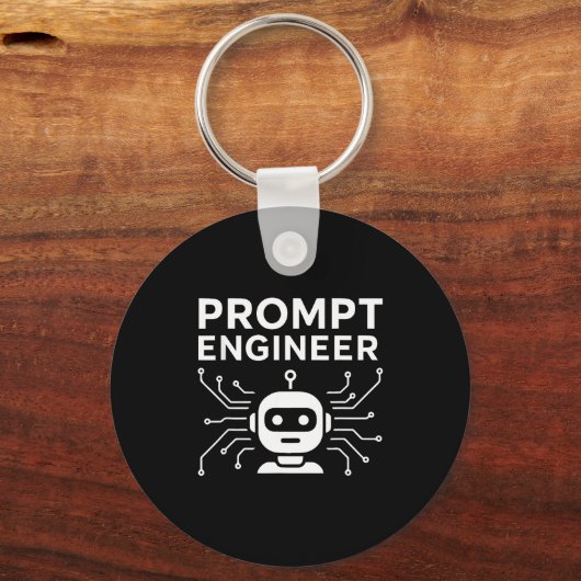 Prompt Engineer Apparel Funny Ai Tech Humor Gift Sleutelhanger (Voorkant)