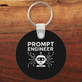 Prompt Engineer Kleding Grappige Ai Tech Humor Cad Sleutelhanger (Voorkant)