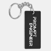 Prompt engineer minimalistische quote sleutelhanger (Voorkant Links)