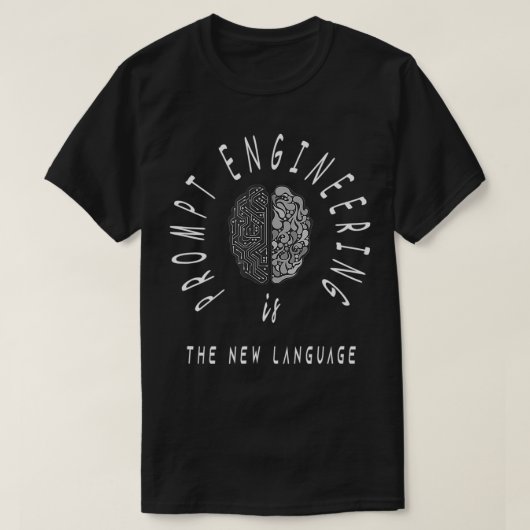 Prompt Engineering IS DE NIEUWE TAAL Ainerds GI T-shirt (Design voorkant)
