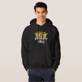Prompt King Machine Learning Data Leer Compute Hoodie (Voorkant volledig)