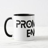 Prompt minimalistische offerte voor technicus mok (Links)