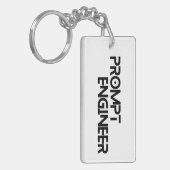 Prompt minimalistische offerte voor technicus sleutelhanger (Voorkant Links)