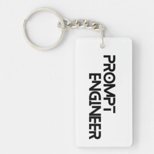 Prompt minimalistische offerte voor technicus sleutelhanger