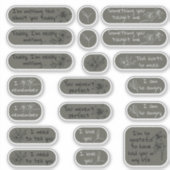 Prompt voor Grey Loss Grief Journal Sticker (Voorkant)