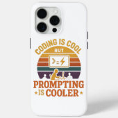 Prompting Beats Coding iPhone Case | Tech Humor (Achterkant)