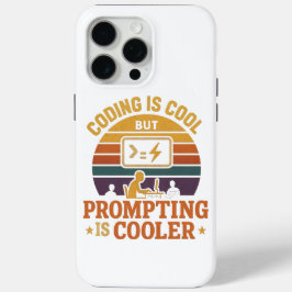 Prompting Beats Coding iPhone Hoesje | Tech Humor