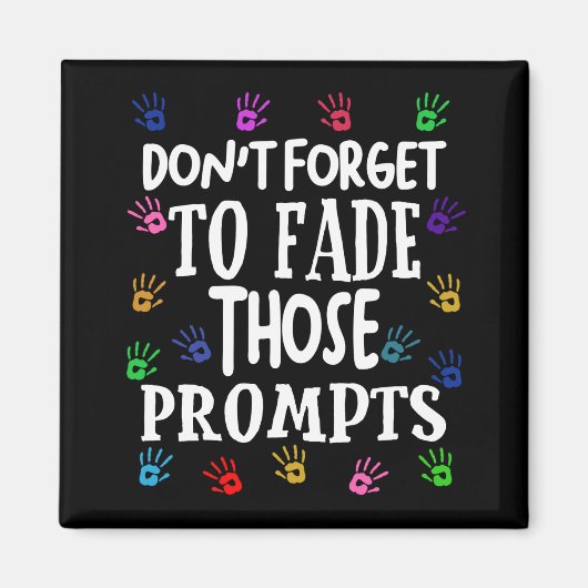 Prompts van ABA Therapist Behavior Analyst Magneet (Voorkant)