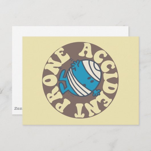 Prone Accident Briefkaart (Voorkant / Achterkant)