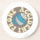 Prone Accident Zandsteen Onderzetter (Voorkant)