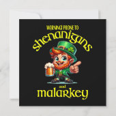 Prone to shenanigans (Achterkant)