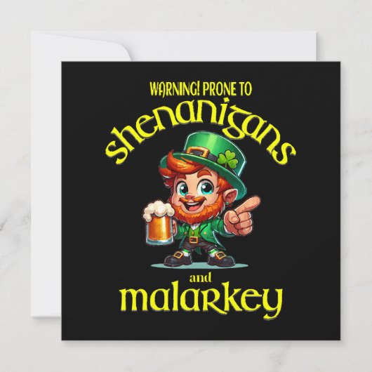 Prone to shenanigans (Voorkant)