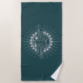 Prone to Wander Traveler Strandlaken (Voorkant)