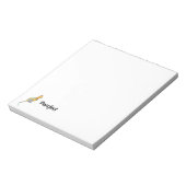 Pronfect Kat met kleurblok Keuten met wieltjes Notitieblok (Linkerzijde)