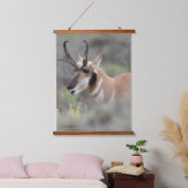 Pronghorn Antelope Buck | Grand Tetons Hangend Wandkleed (Slaapkamer)