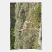 Pronghorn at Grand Teton National Park Theedoek (Verticaal)