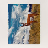 Pronghorn Deer Montana. kerstcadeautjes Legpuzzel (Verticaal)