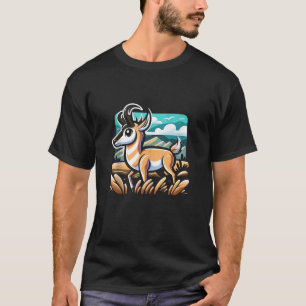 Pronghorn Hunter Dierenjacht Geweer Antelope Hunti T-shirt