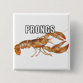 Prongs-Button Vierkante Button 5,1 Cm