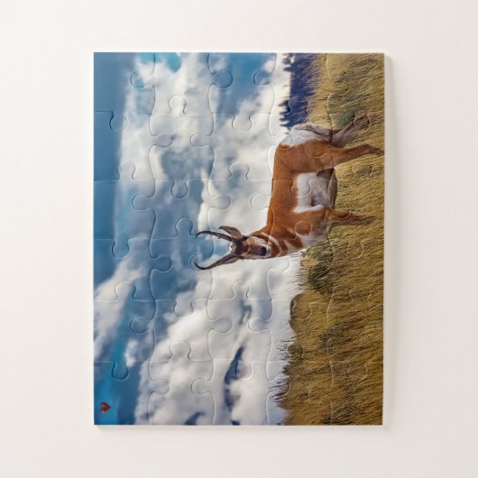 Pronhorn Deer Wyoming Legpuzzel (Verticaal)