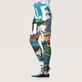 Pronk met de Harlem Blues Leggings (Links)