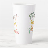 pronken met uw gebreken latte mok (Voorkant)