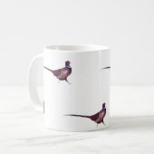 Pronkende fazant koffiemok (Voorkant links)