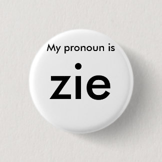 Pronoun badge ronde button 3,2 cm