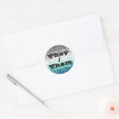 Pronoun Frayromantic Pride Flag Ronde Sticker (Envelop)