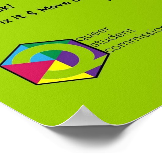 Pronoun loskoppelen poster (Hoek)