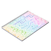 Pronoun pride gender queer rainbow lgbtqa notitieboek (Linkerzijde)