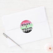  Pronoun Recipromantic Pride Flag Ronde Sticker (Envelop)