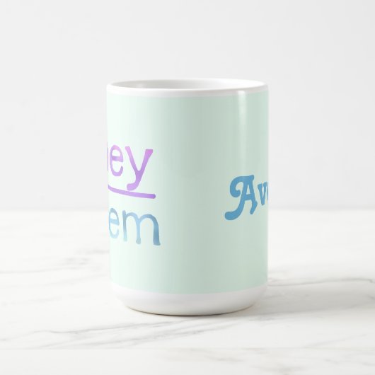 Pronoun They Them Colorful Mug Koffiemok (Center)