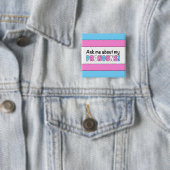 Pronouns Button (Trans Pride) (In situ)