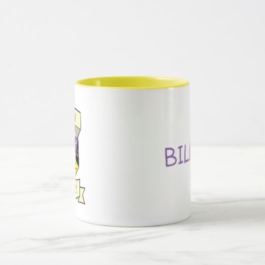  Pronouns Nonbinary D20 TTRPG Dice Mok (Midden)