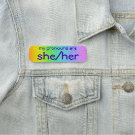 Pronouns Pin Naamplaatje
