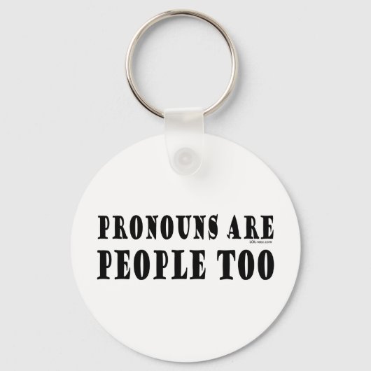 Pronouns Sleutelhanger (Voorkant)