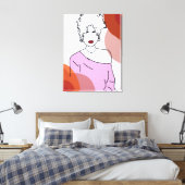 Pronta pra sair canvas afdruk (Insitu (Slaapkamer))