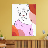 Pronta pra sair canvas afdruk (Insitu (Woonkamer))