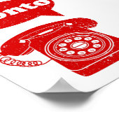 Pronto Italian Telephone Poster (Hoek)