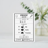 PROOF BRIEFKAART (Staand voorkant)