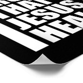 Proof That Jesus Heals - I Am Healed - Christian  Poster (Hoek)