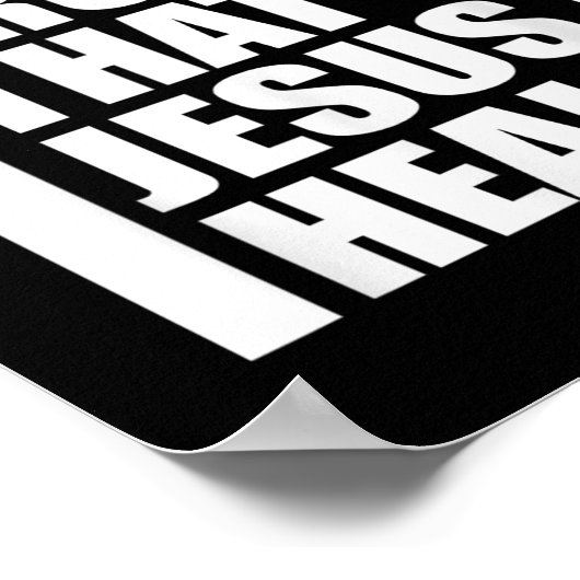 Proof That Jesus Heals - I Am Healed - Christian Poster (Hoek)