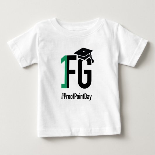 #ProofPointDay Baby Fine Jersey T-shirt (Voorkant)