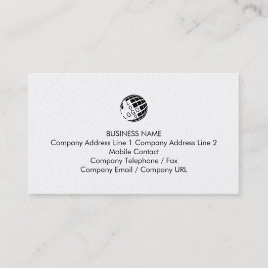 Proofreader Cursive Monogram Business Card Visitekaartje (Achterkant)