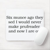Proofreader Mousepad Muismat (Met muis)