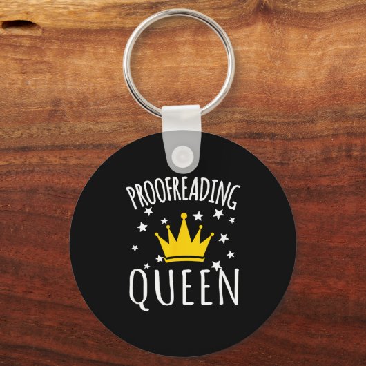 Proofreading Humor Funny Proofreading Quote Proofr Sleutelhanger (Voorkant)